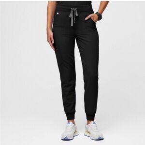Figs Zamora Jogger Scrub Pants in Black Size Medium
